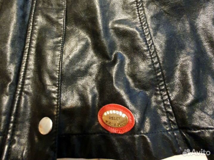 Кожаный плащ на девочку