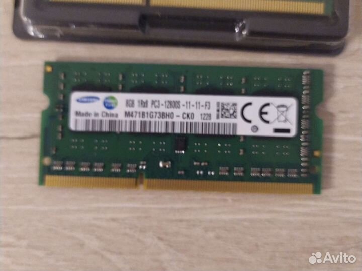 Оперативная память sodimm ddr3 8gb 1600mhz Samsung