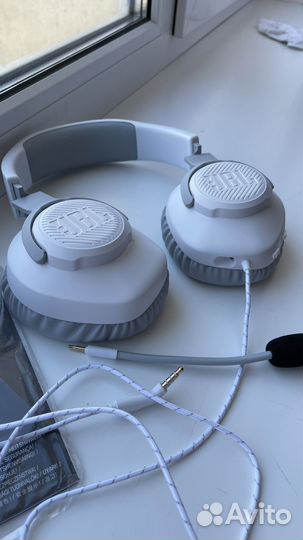 Проводная игровая гарнитура JBL Quantum 100 White