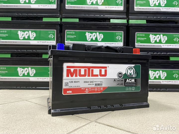 Аккумулятор 80ah AGM на Мерседес W213 E-class