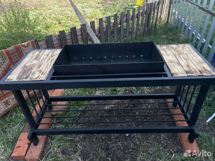 Крытый кованный мангал