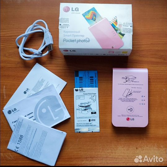 Карманный принтер LG Pocket Photo PD239T