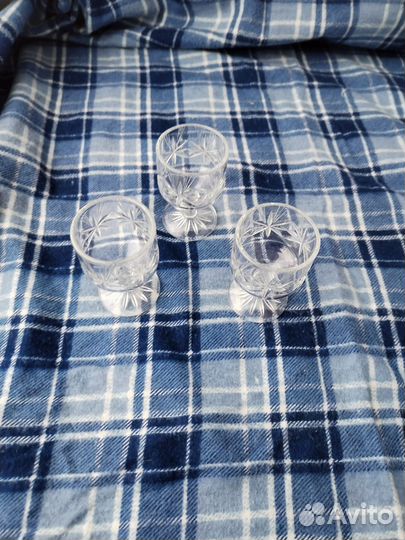 Хрустальные рюмочки СССР