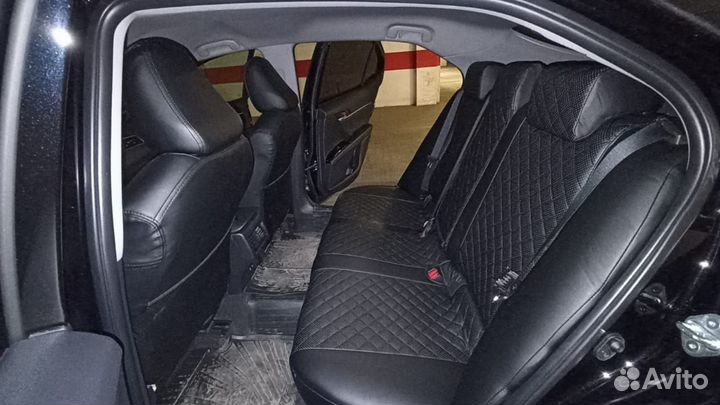 Чехлы экокожа Ромб Toyota Camry XV70 от Автопилот