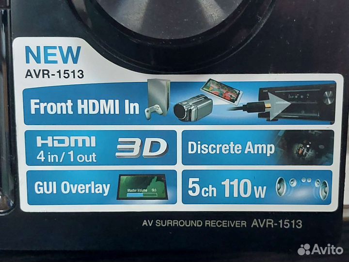 Ресивер усилитель denon avr-1513 как новый