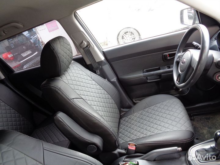 Оригинальные чехлы Автопилот из экокожи