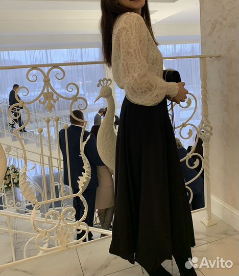 Атласная юбка