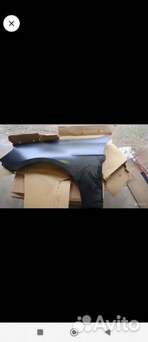 Крыло переднее левое Шевроле Авео -06