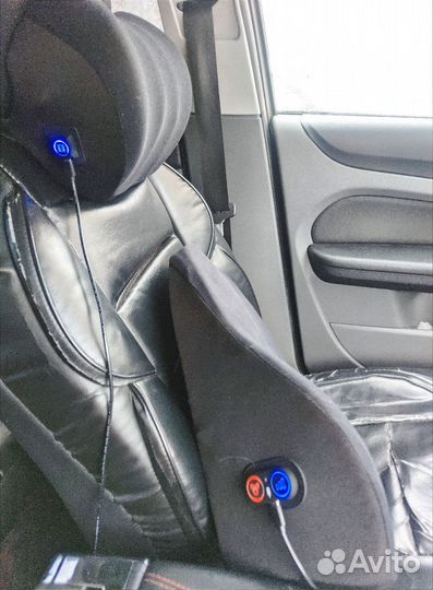 Массажер для шеи и спины в машину Ортопед +Вибро