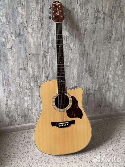 Гитара электроакустика crafter de-6/n (Корея)