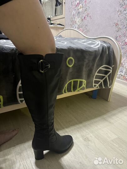 Сапоги натуральная кожа