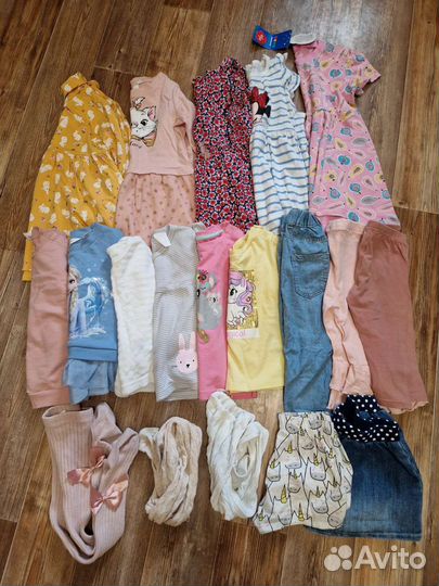 Пакет вещей на девочку 86