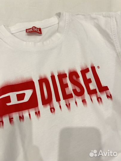 Футболка diesel белая