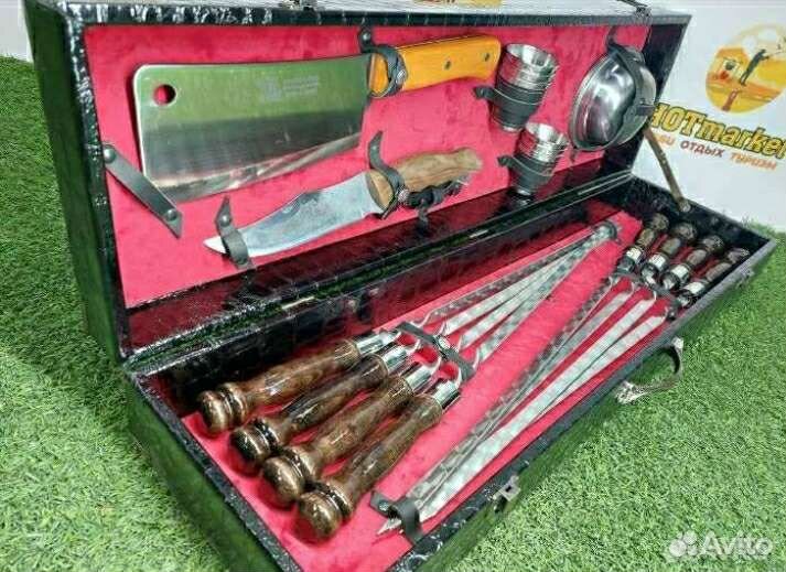 Шашлычный набор подарочный набор шампура