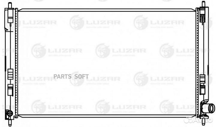 Радиатор охл. для а/м Mitsubishi Outlander II (07)