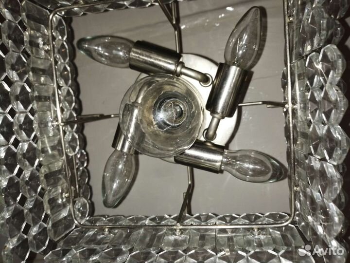 Люстра СССР хрусталь