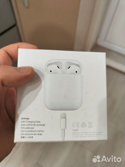 Беспроводные наушники apple airpods 2