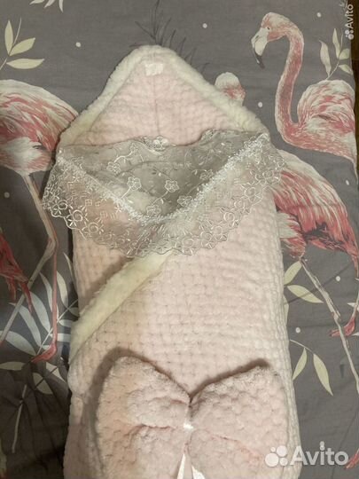 Конверт на выписку зимний для девочки