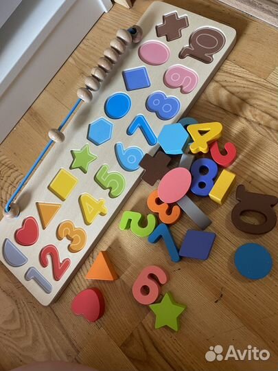 Деревянный сортер монтессори