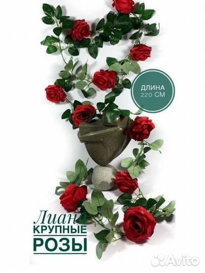 Декор лиана розы