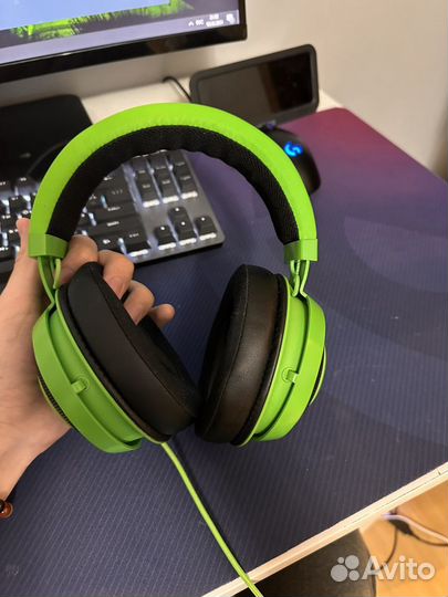 Игровые наушники Razer Kraken в хорошем состоянии