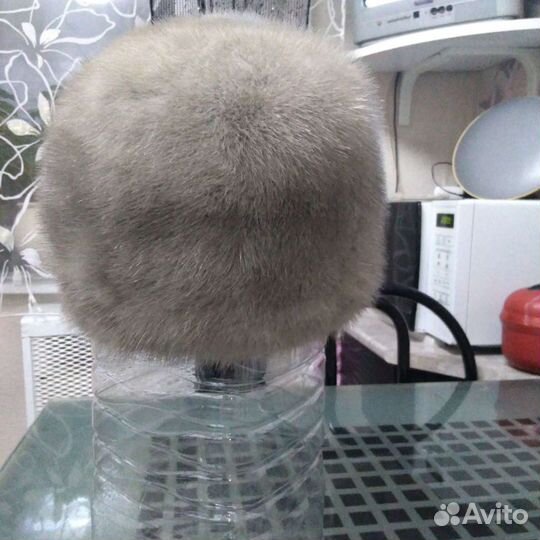 Шапка зимняя женская мех норка