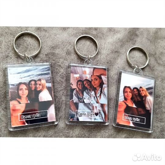 Брелки с оживающим фото