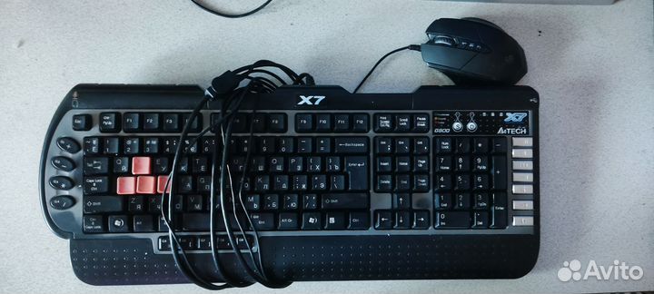 Набор A4Tech: клавиатура X7 G800 + мышь Bloody V7M
