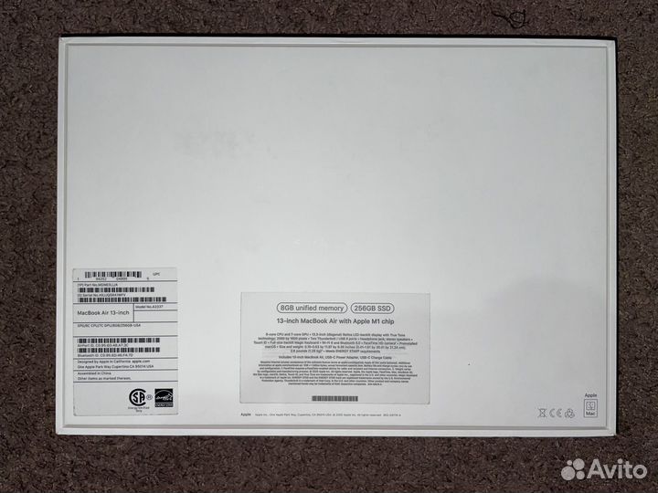 Apple macbook air 13 2020 m1