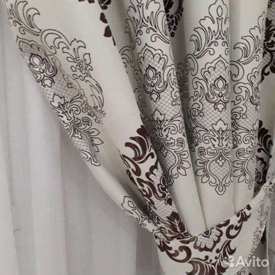 Портьеры готовые, блэк-аут корона