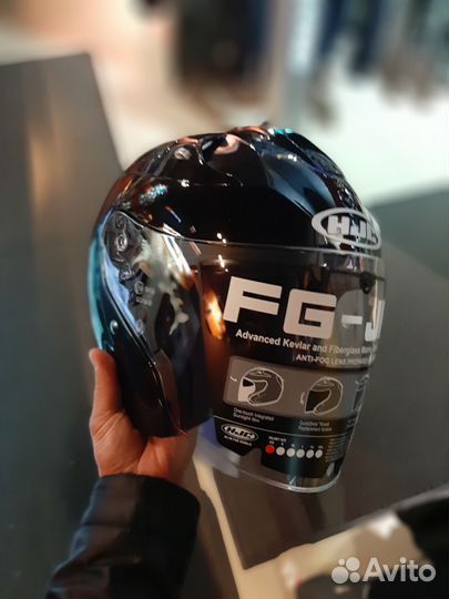 Шлем HJC FG-JET metal black L