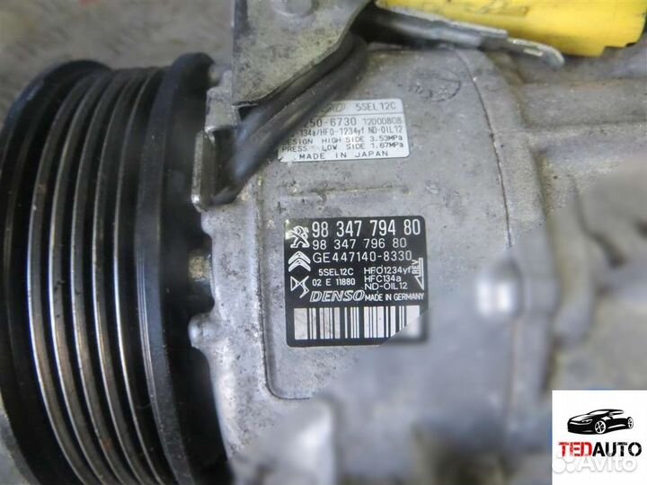 Компрессор кондиционера, Peugeot 308 2020