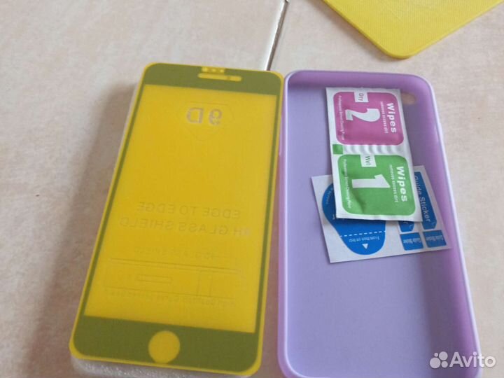 Защитное стекло айфон 7 plus и чехол