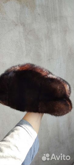 Меховая мужская кепка шапка норковая