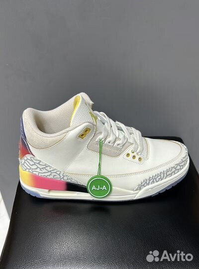 Nike air jordan 3 retro medellin sunset крем