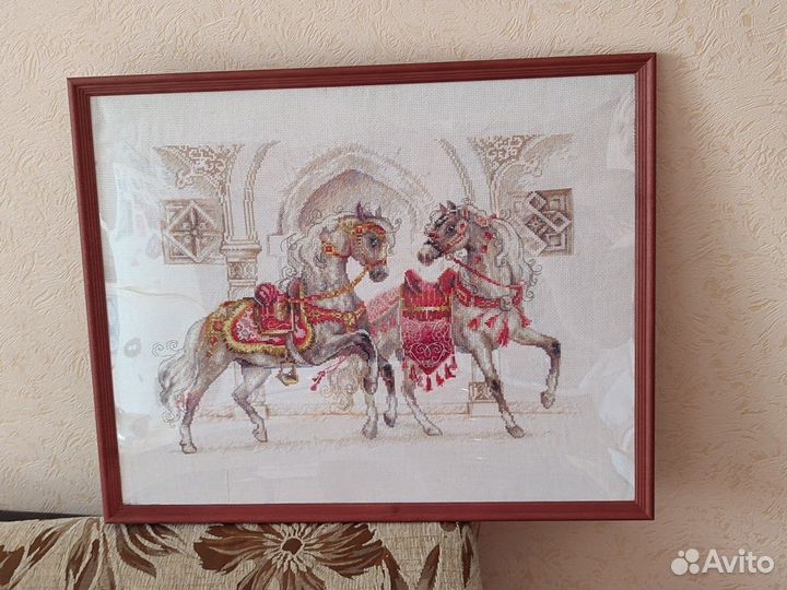 Картина вышитая крестом