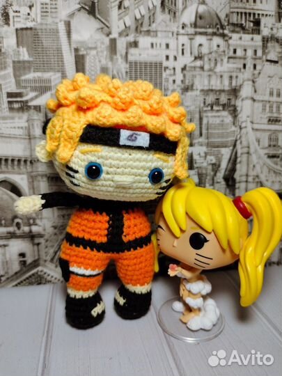 Вязаная игрушка Наруто Naruto