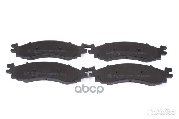 000 718BSX колодки диск.п. с антискр.пл. Ford E