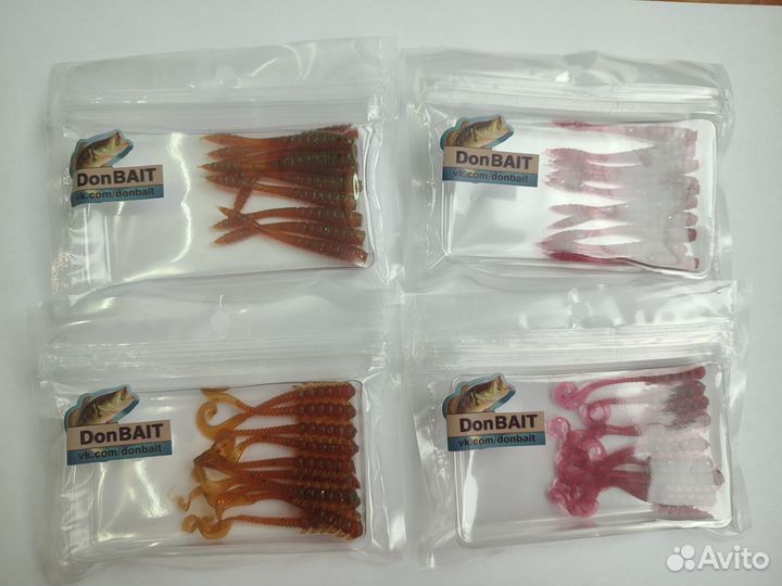 Набор силиконовых приманок для микроджига