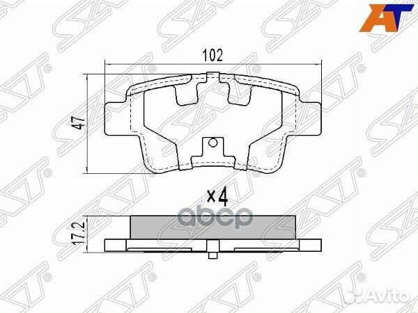 Колодки тормозные зад opel corsa D 06/fiat grande