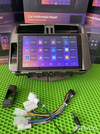 Магнитола с рамкой для, Toyota Prado 150