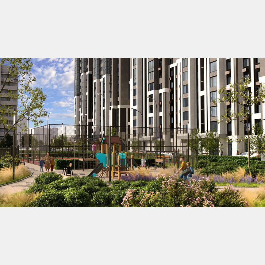 3-к. квартира, 76,7 м², 4/15 эт.
