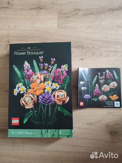 Lego цветы оригинал 10280