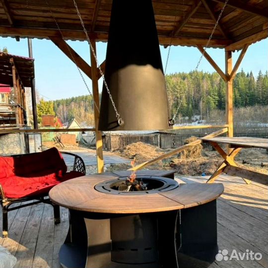 Прямоугольный стол барбекю для таунхаусов новый