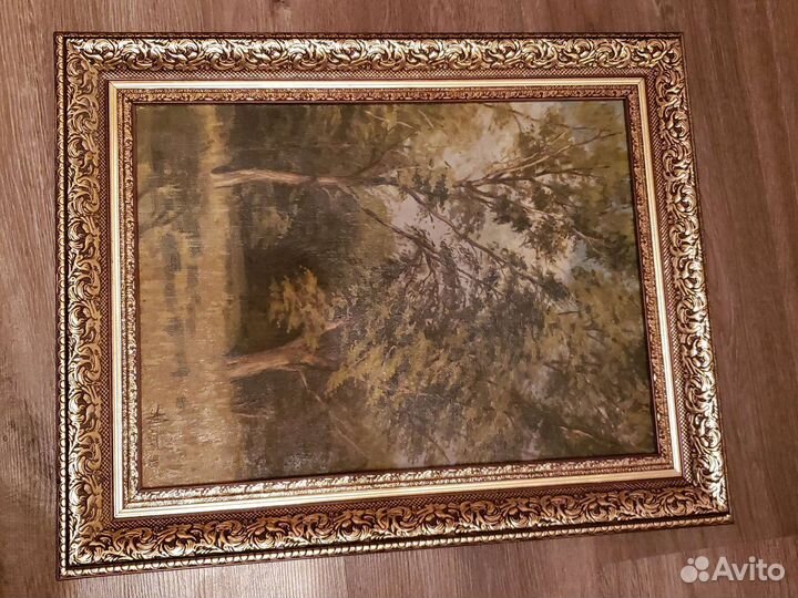 Картина маслом на холсте пейзаж Мочалин