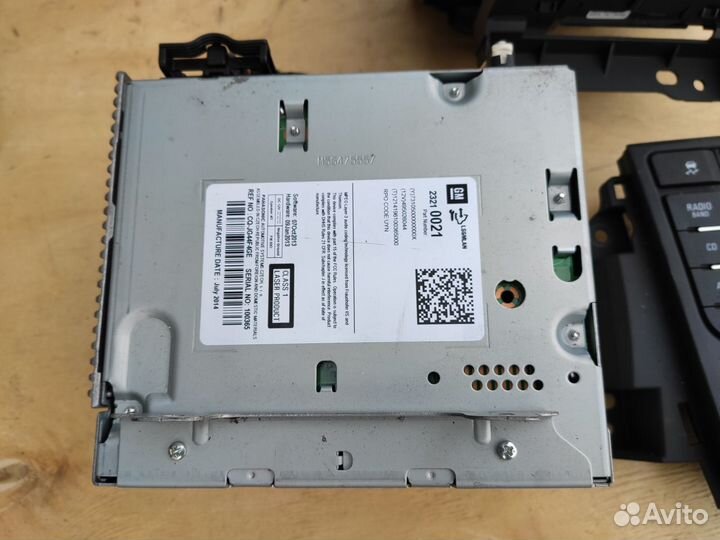 Комплект штатной магнитолы CD400 Opel Astra J