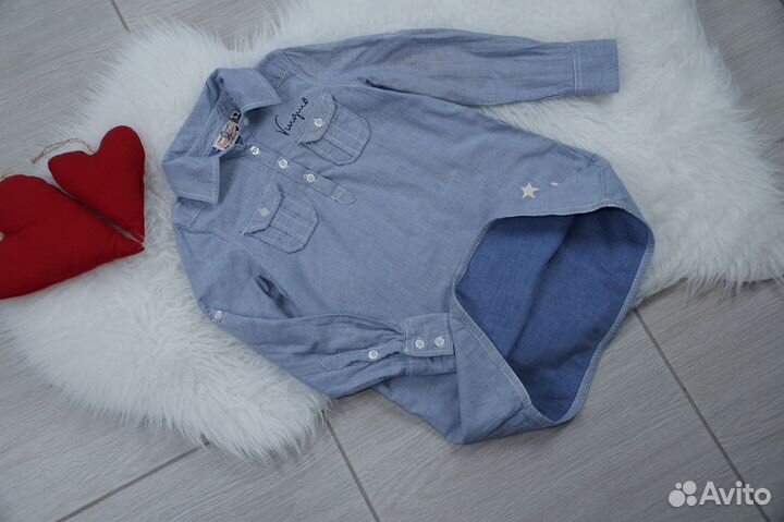 Красивая рубашка-туника vingino 8л