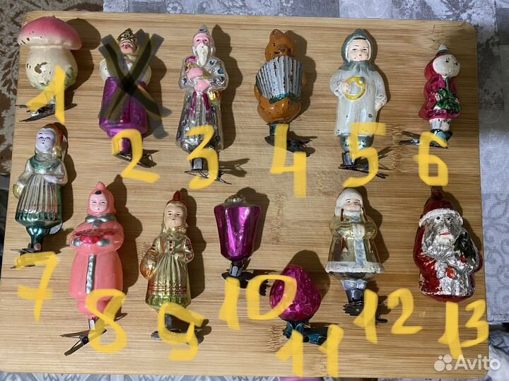Елочные игрушки СССР
