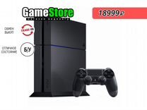 PlayStation 4 1208A 500Gb Черная 4 Игровая б/у