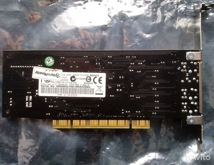 Звуковая карта PCI & ISA